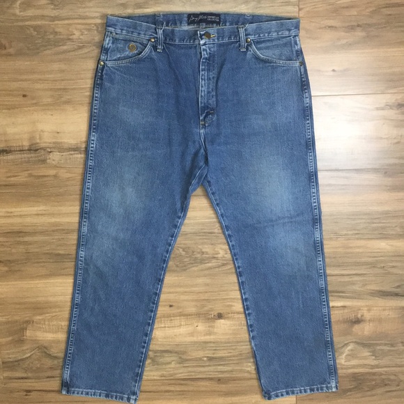 Vintage Wrangler Cowboy Cut Embroidered Star 38x32 - Picture 2 of 13